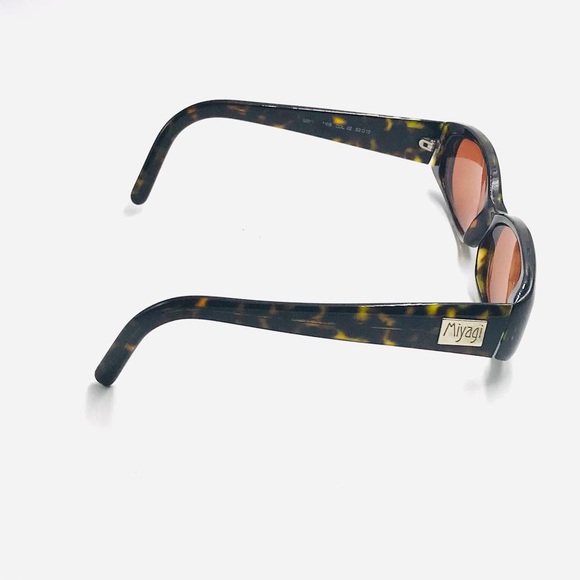 Miyagi 2406 Tortoise Oval Sunglasses Frames - Picture 3 of 6